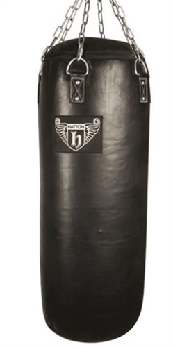 heavy leather punch bag